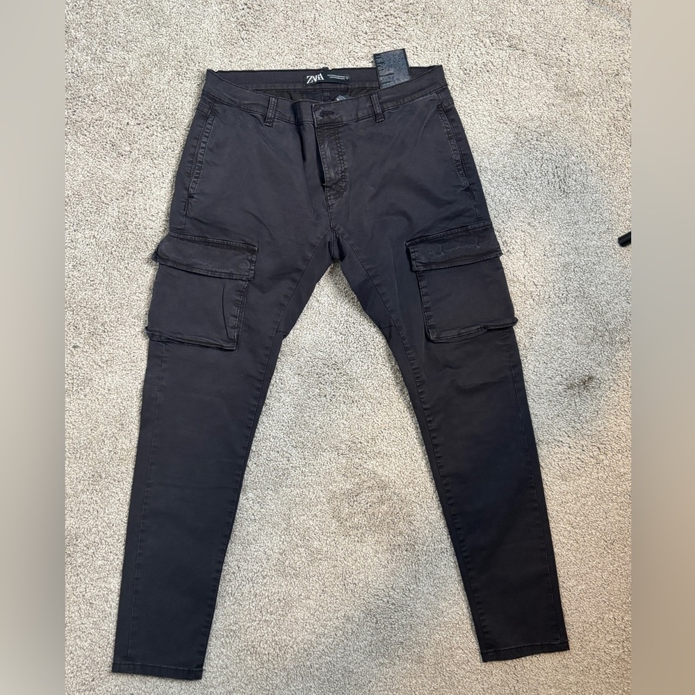 Zara Black cargo pants